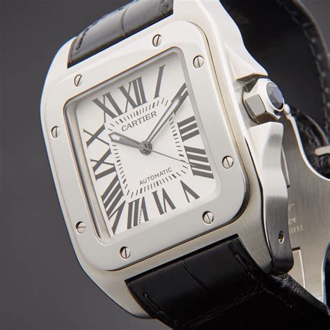 cartier santos large price|cartier santos pre owned.